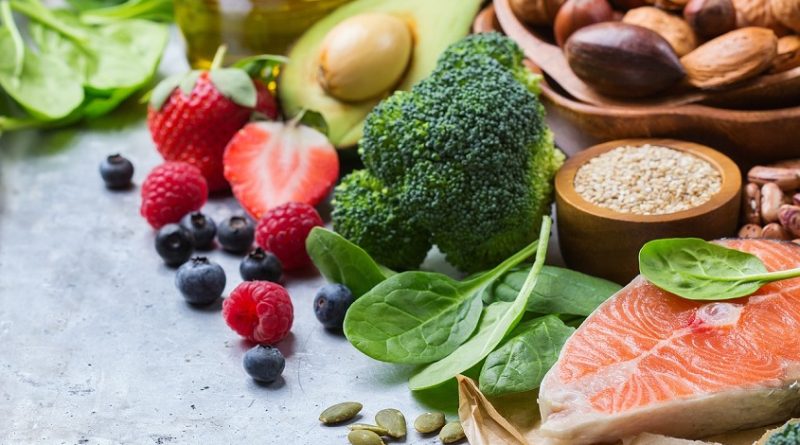 Fruits, vegetables and nuts diet